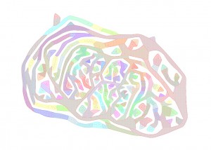 Euler Diagram generated using Tulip from the output of MOSES for cell towers connected in MIT Oct 2004.